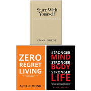Collection of three non-fiction books by Emma Grede, focusing on personal growth, mindset, and living a regret-free life.