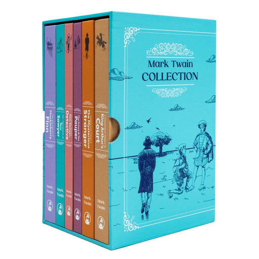 The Mark Twain 6 Book Hardback Collection: The Adventures of Tom Sawyer, The Prince & The Pauper, The Adventures of Huckleberry Finn - The Book Bundle