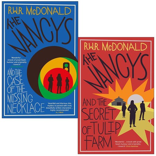 Two paperback books from the Nancys collection by R.W.R. McDonald, featuring colorful covers for ages 9 to 12.