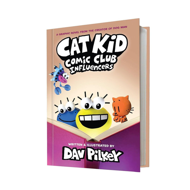 Cat Kid Comic Club 5: Influencers (from the multi-million-copy globally bestselling creator of Dog Man!): Influencers by Dav Pilkey - The Book Bundle