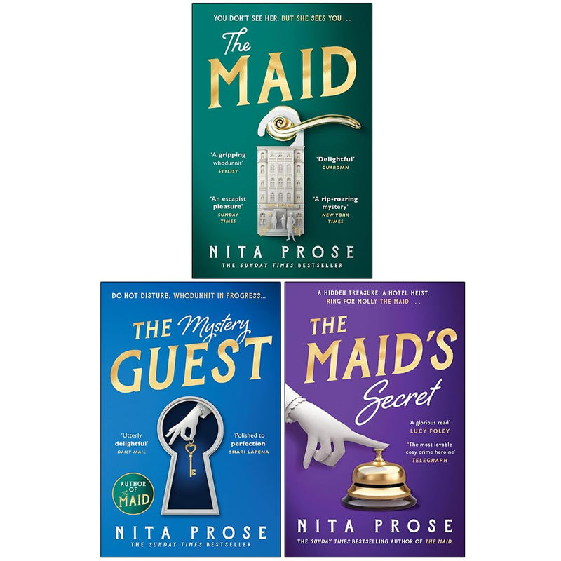 Molly the Maid Mystery Series by Nita Prose 3 Books Collection Set (The Maid's Secret,The Maid & The Mystery Guest)