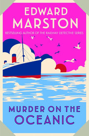 Set of three Ocean Liner Mysteries books from series 6-8 by Edward Marston, featuring classic fiction with ship and ocean themes.