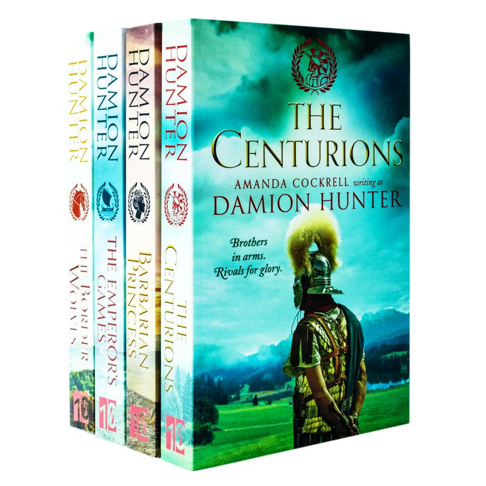 Damion Hunter 4 books Collection Set (Border Wolves, Centurions, Emperor Game, Barbarian Princess) - The Book Bundle