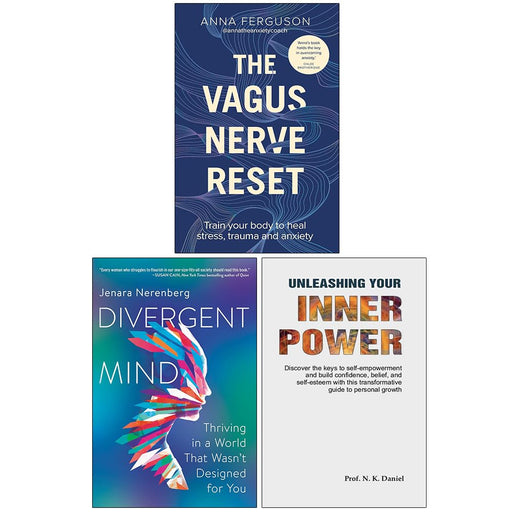 Divergent Mind, The Vagus Nerve Reset and Unleashing Your Inner Power 3 Books Collection Set - The Book Bundle