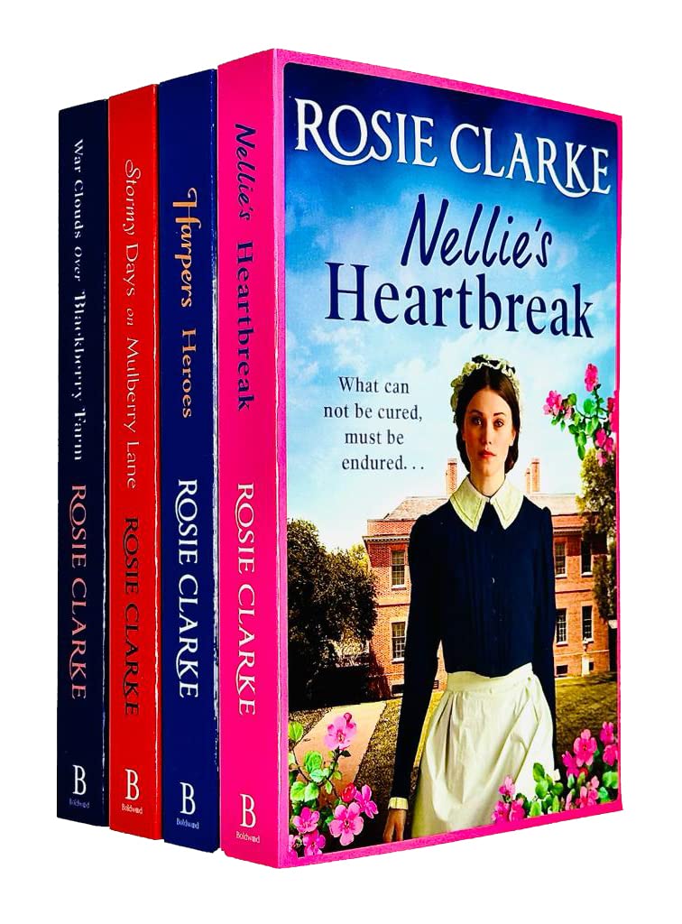 Nellie's Heartbreak, Harpers Heros, War Clouds Over Blackberry Farm 4-Book Set by Rosie Clarke - Fiction - Paperback