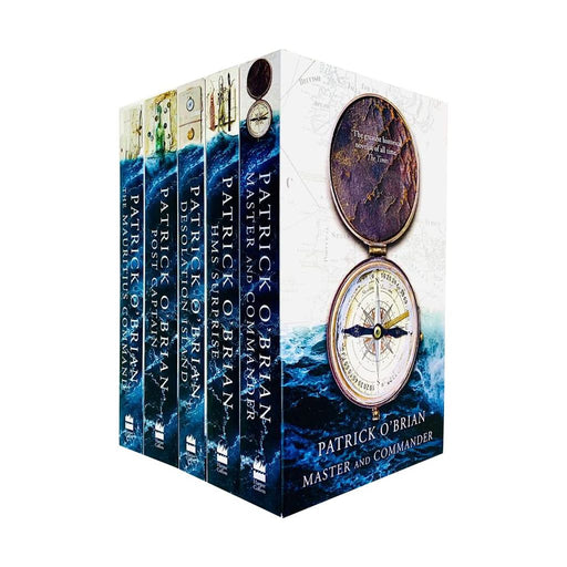 Patrick O'Brian Aubrey-Maturin Series 5 Books Collection Set (Master and Commander) - The Book Bundle