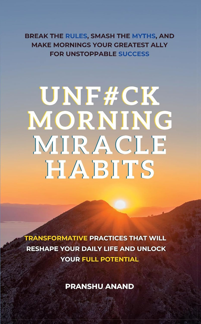 Unblock Yourself, UnFck Morning Miracle Habits, How To Try Again 3 Books Collection Set - Non Fiction - Paperback