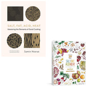 Samin Nosrat Collection 2 Books Set (Salt Fat Acid Heat, Mastering the Elements of Good Cooking) - The Book Bundle