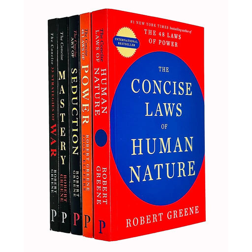 The Modern Machiavellian Series 5 Books Collection Set By Robert Greene(The Concise Laws of Human - The Book Bundle