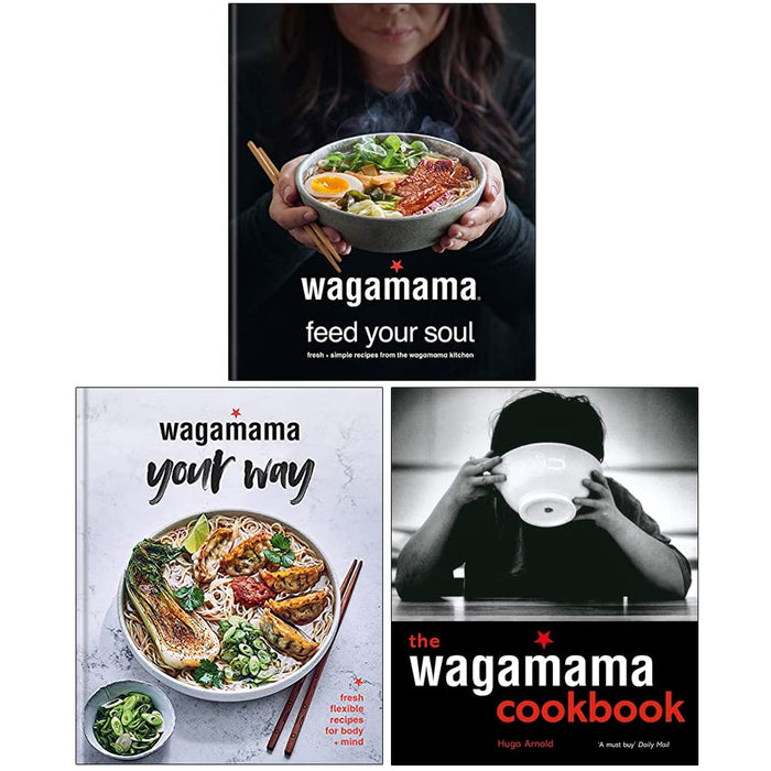 Wagamama 3 Books Collection Set By Hugo Arnold (The Wagamama Cookbook) - The Book Bundle