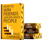 Cover image of "How to Win Friends and Influence People" by Dale Carnegie, a Wilco International LLP book with sprayed edge design.