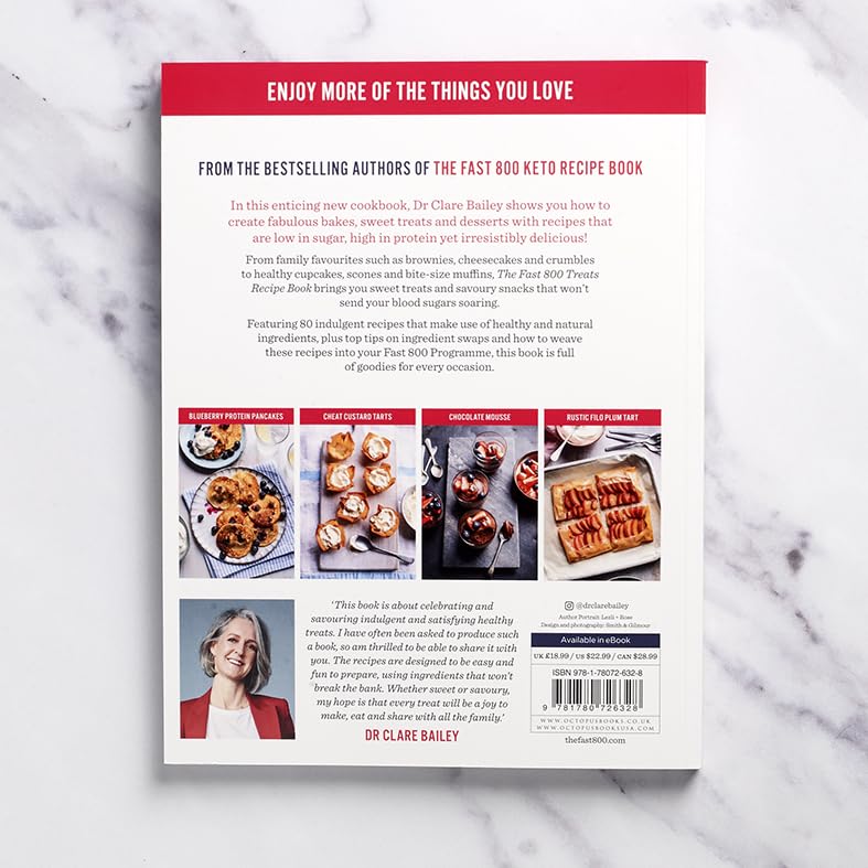 The Fast 800 Treats Recipe Book: Healthy and delicious bakes, savoury snacks and desserts for everyone to enjoy (The Fast 800 series) - The Book Bundle