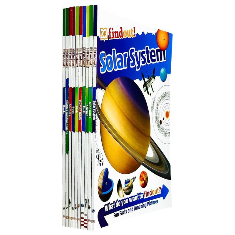 DK Findout! Series with Fun Facts and Amazing Pictures 10 Books Collection Set | Animals - The Book Bundle