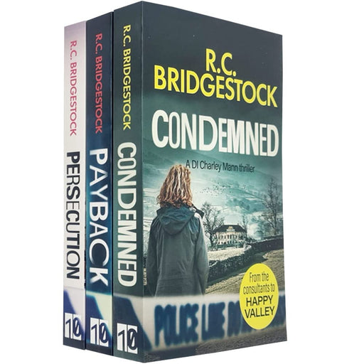 DI Charley Mann Crime Thrillers Series Collection 3 Books Set By R.C. Bridgestock (Condemned, Payback, Persecution) - The Book Bundle