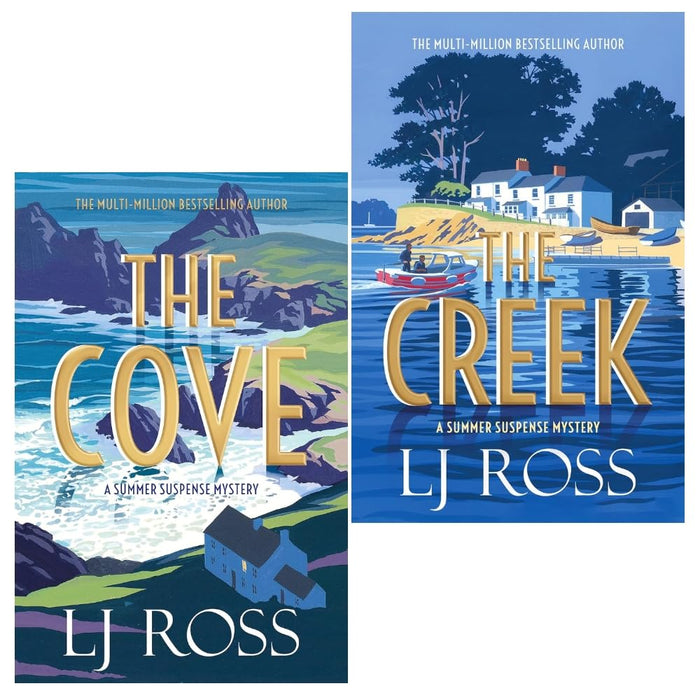 LJ Ross Summer Suspense Mysteries 2 Books Set (The Creek, The Cove) - The Book Bundle