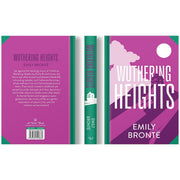 Cover of Wuthering Heights by Emily Bronte, featuring sprayed edge design, published by Wilco International LLP.