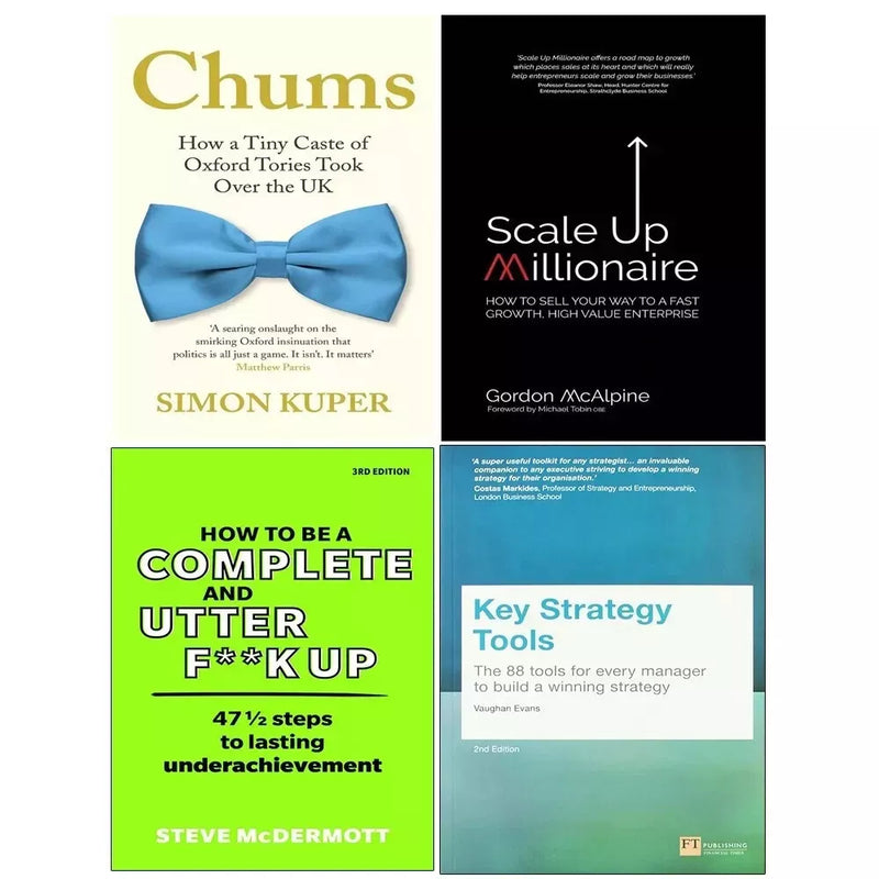 Key Strategy Tools, How to be Complete Utter, Scale Up Millionaire, Chums 4 Books Set - The Book Bundle