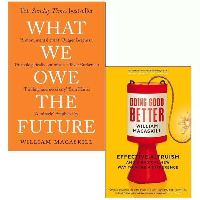 William MacAskill Collection 2 Books Set (What We Owe The Future, Doing Good Better) - The Book Bundle