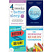 The Art of Sleeping, The Hormone Remedy Cookbook, Better Than Before & 4 Weeks to Better Sleep 4 Books Set - The Book Bundle