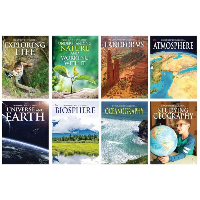Encyclopedia Of Geography (Exploring Life, Landforms, Atmosphere, Universe and Earth, Biosphere, Oceanography) - The Book Bundle