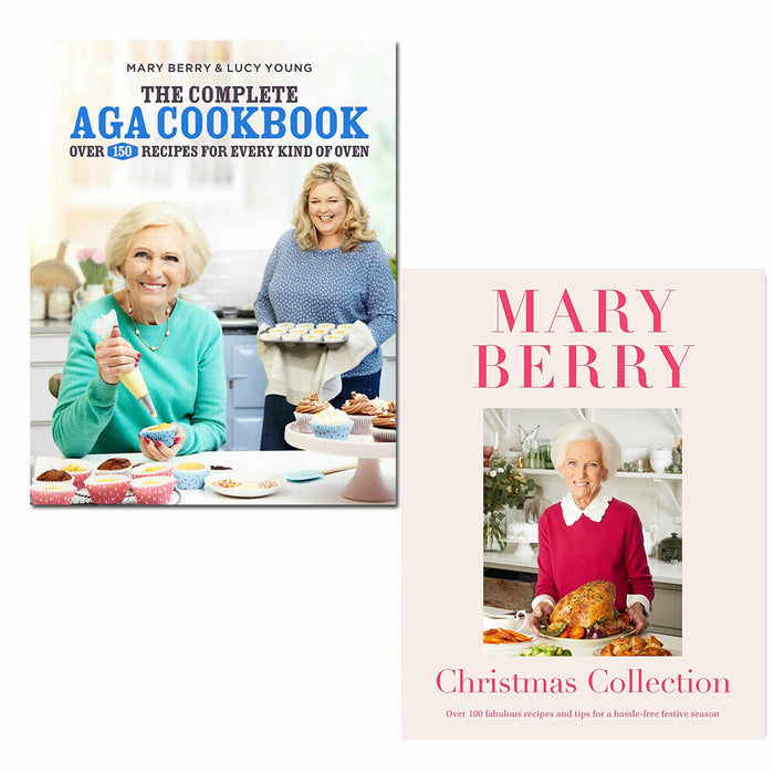 Mary Berry Collection 2 Books Set (Mary Berry's Christmas Collection and The Complete Aga Cookbook) - The Book Bundle
