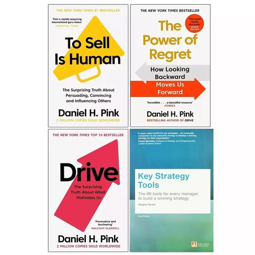 Key Strategy Tools, To Sell Is Human Daniel, Power of Regret, Drive 4 Books Set - The Book Bundle
