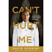 Collection of four paperback non-fiction books by David Goggins and Brian Keane, including "Can't Hurt Me" and "Master Your Mind."