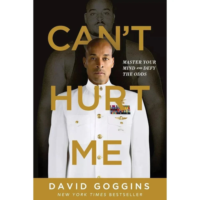 Collection of four paperback non-fiction books by David Goggins and Brian Keane, including "Can't Hurt Me" and "Master Your Mind."