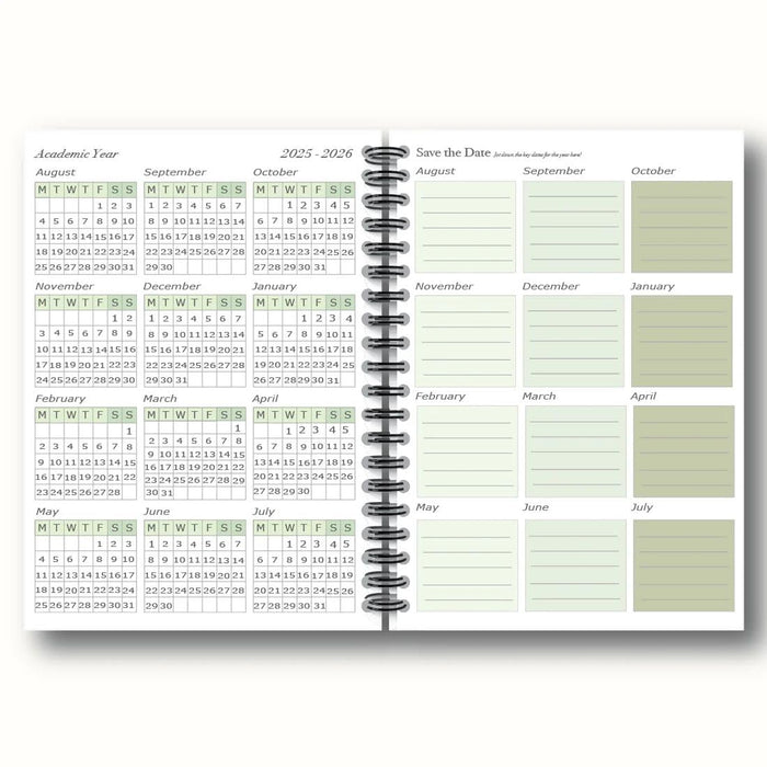 2025–2026 Dated Teacher Planner | A4 Size Affordable - The Book Bundle