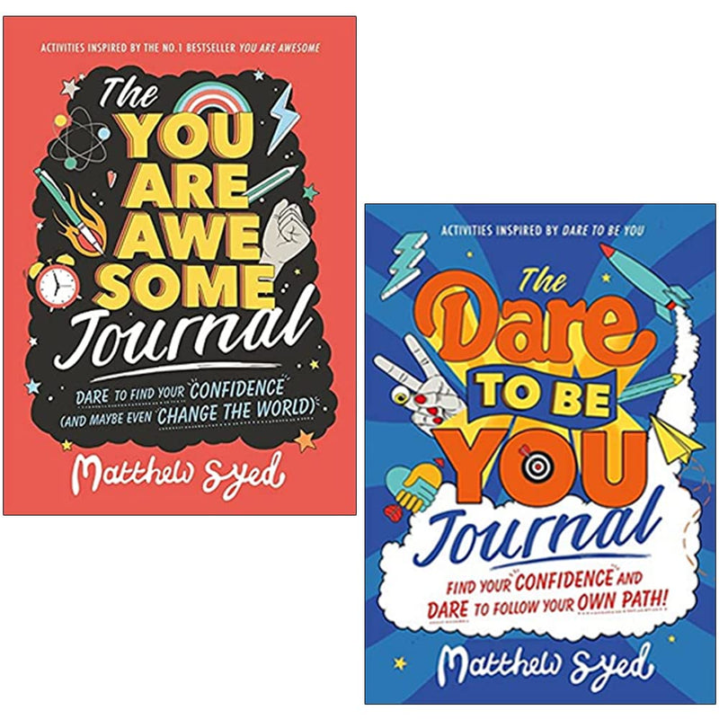 You Are Awesome Journal 2 Books Collection Set By Matthew Syed - The Book Bundle