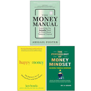 Money Manual Abigail Foster,Happy Money, Psychology of Money Mindset 3 Books Set - The Book Bundle