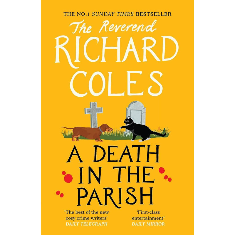 Set of four Canon Clement Mysteries books by Reverend Richard Coles, fiction collection in mixed formats, published by W&N Ltd.