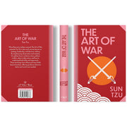 Book cover of "The Art of War" by Sun Tzu, published by Wilco International LLP, featuring a sprayed edge design.