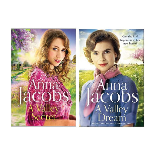 Anna Jacobs Backshaw Moss Series 2 Books Collection Set (A Valley Dream, A Valley Secret,) - The Book Bundle