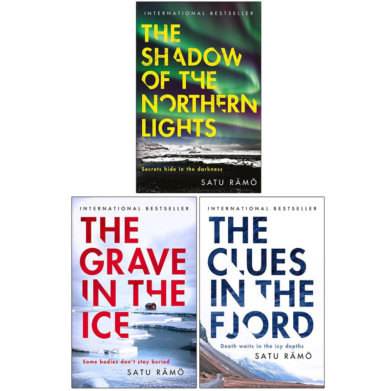Hildur Series 3 Books Collection Set by Satu Rämö (The Shadow of the Northern Lights, The Grave in the Ice & The Clues in the Fjord) - The Book Bundle