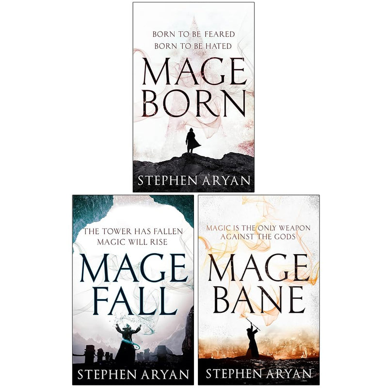 The Age of Dread Series 3 Books Collection Set By Stephen Aryan (Mageborn, Magefall & Magebane)