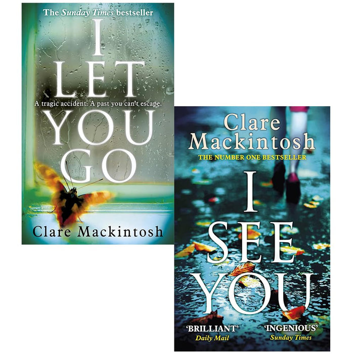 Clare Mackintosh Collection 2 Books Bundle (I Let You Go, I See You) - The Book Bundle