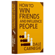 Book cover of "How to Win Friends and Influence People" by Dale Carnegie, with a sprayed edge design, published by Wilco International LLP.