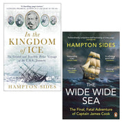 Hampton Sides 2 Books Collection Set - Non Fiction - In the Kingdom of Ice and The Wide Wide Sea - The Book Bundle