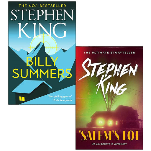 Stephen King 2 Books Collection Set (Billy Summers & Salem's Lot) - The Book Bundle