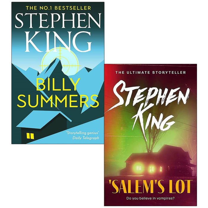 Stephen King 2 Books Collection Set (Billy Summers & Salem's Lot) - The Book Bundle