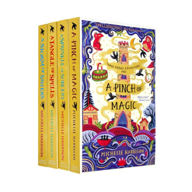 Michelle Harrison A Pinch of Magic Adventure Collection 4 Books Set(A Tangle Of Spells - The Book Bundle