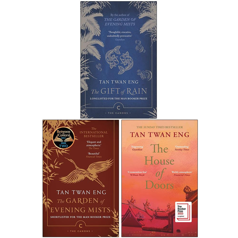 Tan Twan Eng Collection 3 Books Set (The Gift of Rain, The Garden of Evening Mists & The House of Doors) - The Book Bundle