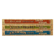 Railway Detective Series 3 books collection by Edward Marston in paperback, featuring vintage railway scenes on the cover.