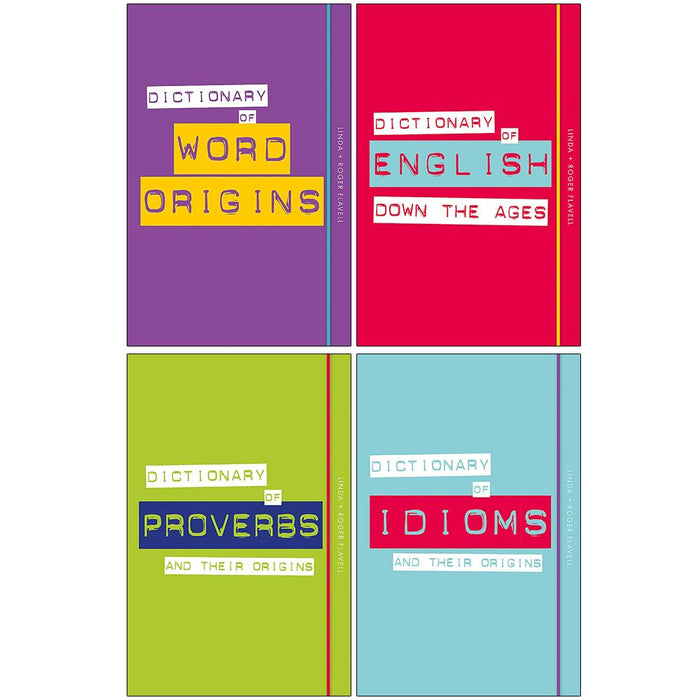The Dictionary Series 4 Books Collection Set ( Idioms, Proverbs, English & Word) - The Book Bundle