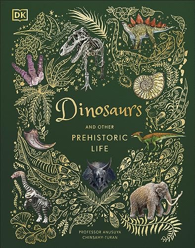 DK Children nonfiction book cover featuring dinosaurs and prehistoric creatures with colorful illustrations and engaging text.