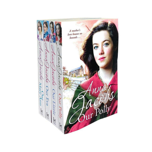 Anna Jacobs 4 Book set collection Our Lizzie, Our Eva, Our Polly & Our Mary Ann - The Book Bundle