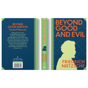 Cover of "Beyond Good and Evil" by Friedrich Nietzsche, a classic book with a sprayed edge design, published by Wilco International LLP.