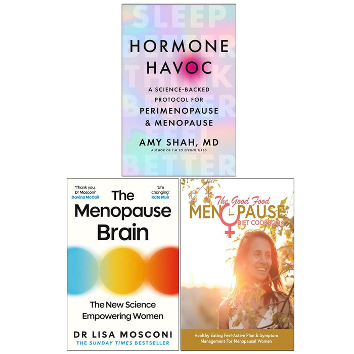 Hormone Havoc, The Menopause Brain, The Good Food Menopause Diet Cookbook 3 Books Collection Set - Non Fiction - Paperback