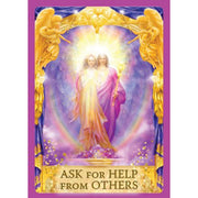 Multicolor Angel Answers Oracle Card Deck by Radleigh Valentine featuring 44 cards for guidance and insight.